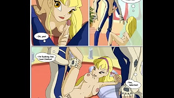Stella from winx fuck with two guys in this flash comics