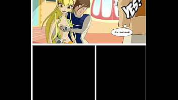 Stella from winx fuck with two guys in this flash comics