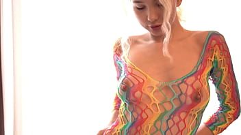 I couldn’t believe this blonde asian beauty was all natural until she stripped down for me