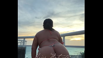 Brazilian married girl dancing funk in bikini