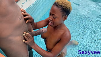 Let’s swim and you end up swimming in my pussy