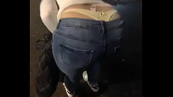 Azn Girl Tight Jeans Thong Slip thumbnail