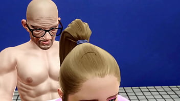 Crazy wild bathroom orgy