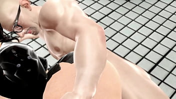 Crazy wild bathroom orgy