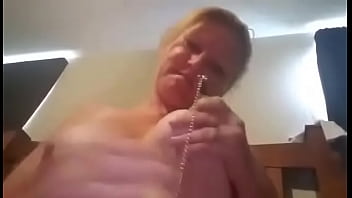 Milf with nipple clips