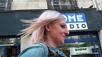 Pretty amateur blonde ass pounded and jizzed on tits in pov