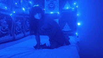 I wanted to make homemade porn but i didn't have anything to record with so i used an old camera to record myself naked at christmas