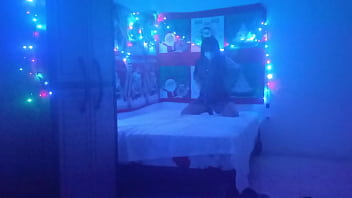 I wanted to make homemade porn but i didn't have anything to record with so i used an old camera to record myself naked at christmas