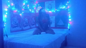 I wanted to make homemade porn but i didn't have anything to record with so i used an old camera to record myself naked at christmas