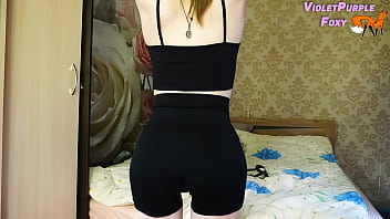 Real female orgasm jerking off through panties