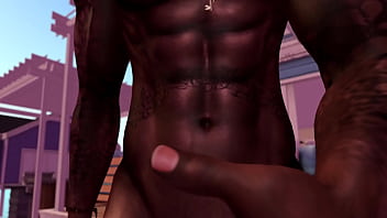 Holly werks 2 bbc's on the beach