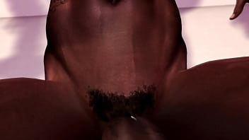 Holly werks 2 bbc's on the beach