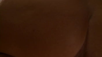 Blonde with big tits and a shaved pussy gets plowed from behind