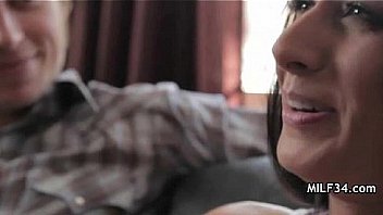 Hot nasty milf cougar riding young guy