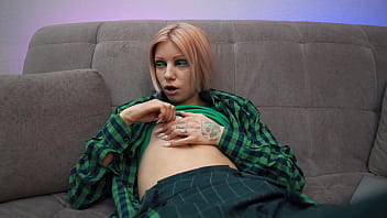 Pussy masturbation at work