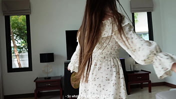 Trying on a new dress then fucked hard at home