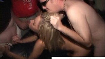 Amateur jizzed in group