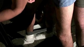 Desperate teen naked in public and fucks to pay rent 15