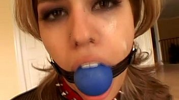 Hot blonde slave fucked hard