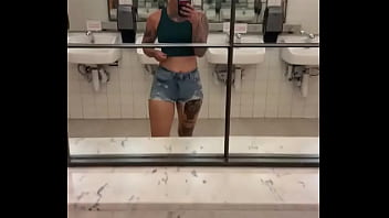 Been a while since i graced a bathroom mirror with these titties