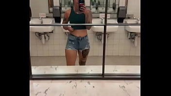 Been a while since i graced a bathroom mirror with these titties