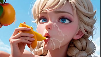 Asmr de frutas sendo comidas pela frozen Asmr de frutas sendo comidas pela frozen