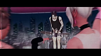 Lustful groupies seduced a musician for hard group sex part 1