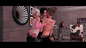 Lustful groupies seduced a musician for hard group sex part 1