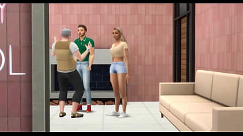 Latina cucks hubby during photo scenes