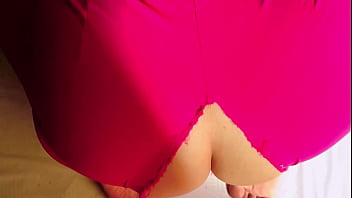 Wearing tight shorts around stepbro was a big mistake now i’m moaning on all fours