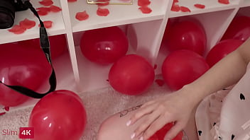 Flexible blonde gets pounded in all holes by meaty guys