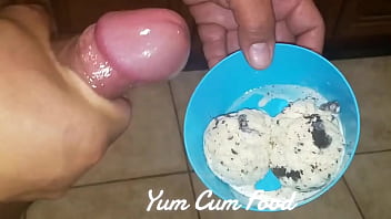Pouring My Sperm Over A Creamy Ice Cream Bowl thumbnail