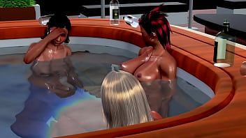 Max's life temporada 4 cap 236 trio en el jacuzzi con mis dos amigas
