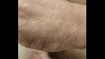 I try a new way to jerk off condom on my dick