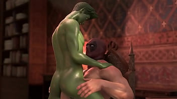 Deadpool Gives His Big Dick To Beast Boy thumbnail