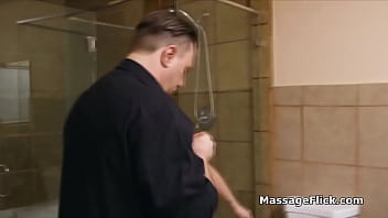 Boss test drives masseuses pretty mouth