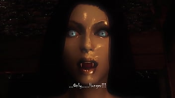 Skyrim brunette gets fucked hard