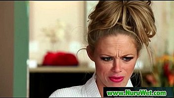 Horny client fuck sexy japanase babe while getting a nuru massage 11