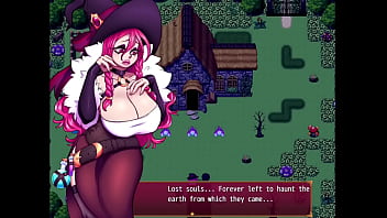 Sexy quest cap 5 brujita de halloween me hace una paja con sus grandes tetas