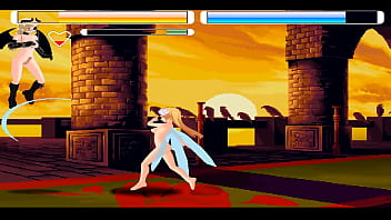A fairy princess fight against demon girl to protect her queendom