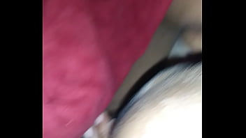 She strokes my black dick with alot of spit