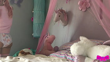 Barely legal taboo teen diaper ddlg kiki cali pull ups dakota marr abdl rope fetish anal hook lesbian girl girl