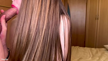 Кунилигнус и мощный камшот на грудь