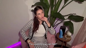 French pegging – i answer his questions then i fuck his ass with my strap on