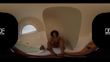 Intimate taking slim babe gives pov footjob