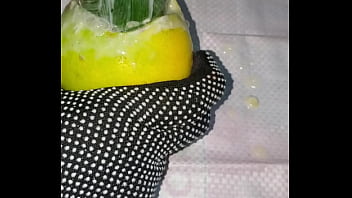 Tiny petite orange gets pounded by cucumber Tiny petite orange gets pounded by cucumber