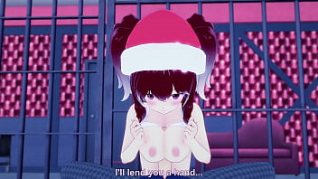 Santa's babe rides a dick Santa's babe rides a dick