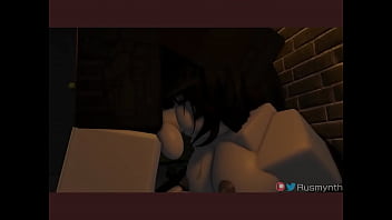 Roblox slut gets pounded in a back allyway