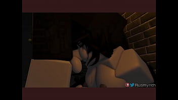 Roblox slut gets pounded in a back allyway