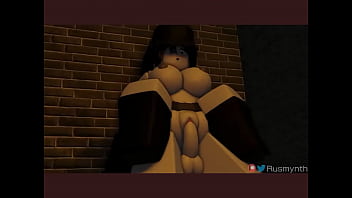 Roblox slut gets pounded in a back allyway